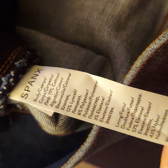 SPANX NWT Distressed Skinny Jeans Medium - Picture 13 of 14